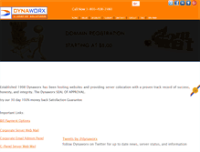 Tablet Screenshot of dynaworx.com